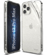 Ringke Air Glitter Case - силиконов (TPU) калъф за iPhone 12 Pro Max (прозрачен) 3
