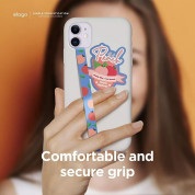 Elago Smartphone Strap with stickers - каишка със стикери против изпускане на вашия смартфон (син-светлочервен) 1