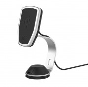 Scosche MagicMount Pro Home QI Wireless Charging Holder 10W - магнитна поставка за кола или бюро с безжично зареждане за Qi съвместими смартфони (черен) 1
