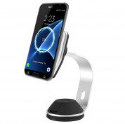 Scosche MagicMount Pro Home QI Wireless Charging Holder 10W - магнитна поставка за кола или бюро с безжично зареждане за Qi съвместими смартфони (черен)