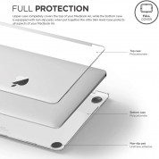 Elago Slim Case - предпазен поликарбонатов кейс за Apple MacBook Air 13 (2020), MacBook Air 13 M1 (2021) (прозрачен) 5