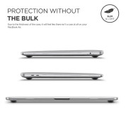 Elago Slim Case - предпазен поликарбонатов кейс за MacBook Air 13 (2020) (прозрачен) 3