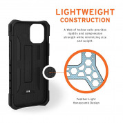 Urban Armor Gear Pathfinder Case - удароустойчив хибриден кейс за iPhone 12 Mini (черен) 4