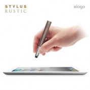 Elago Stylus Pen Rustic - дървена писалка за iPhone, iPad, iPod и капацитивни дисплеи (лешник) 4