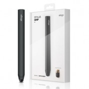 Elago Stylus Pen Grip - алуминиева писалка за iPhone, iPad и капацитивни дисплеи (черен)
