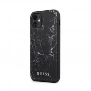 Guess Marble Case for iPhone 12 mini (black)