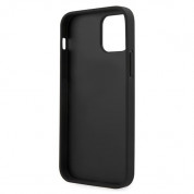 Guess Lizard Leather Hard Case - дизайнерски кожен кейс за iPhone 12 Pro Max (черен) 4