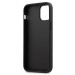Guess Saffiano Leather Hard Case - дизайнерски кожен кейс за iPhone 12 mini (розов) 2
