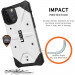Urban Armor Gear Pathfinder Case - удароустойчив хибриден кейс за iPhone 12 Pro Max (бял) 6