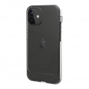 Urban Armor Gear Lucent Case - удароустойчив силиконов калъф за iPhone 12 mini (черен-прозрачен)