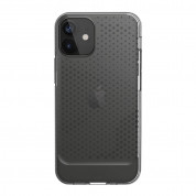 Urban Armor Gear Lucent Case - удароустойчив силиконов калъф за iPhone 12 mini (черен-прозрачен) 1