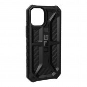 Urban Armor Gear Monarch Case - удароустойчив хибриден кейс за iPhone 12 Mini (черен-карбон) 4