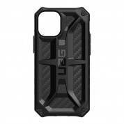 Urban Armor Gear Monarch Case - удароустойчив хибриден кейс за iPhone 12 Mini (черен-карбон) 3