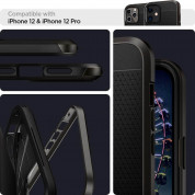 Spigen Neo Hybrid Case - хибриден кейс с висока степен на защита за iPhone 12, iPhone 12 Pro (сив) 9