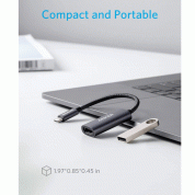 Anker PowerExpand+ USB C to HDMI Adapter - адаптер за свързване от USB-C към HDMI (тъмносив) 4