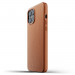 Mujjo Full Leather Case - кожен (естествена кожа) кейс за iPhone 12 Pro Max (кафяв) 4