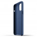 Mujjo Full Leather Case - кожен (естествена кожа) кейс за iPhone 12 Pro Max (син) 5