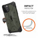 Urban Armor Gear Pathfinder Case - удароустойчив хибриден кейс за iPhone 12 Pro Max (тъмнозелен) 6