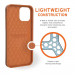 Urban Armor Gear Biodegradable Outback Case - удароустойчив рециклируем кейс за iPhone 12 Pro Max (оранжев) 11