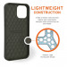 Urban Armor Gear Biodegradable Outback Case - удароустойчив рециклируем кейс за iPhone 12 Pro Max (тъмнозелен) 7