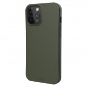 Urban Armor Gear Biodegradable Outback Case - удароустойчив рециклируем кейс за iPhone 12 Pro Max (тъмнозелен)