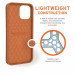 Urban Armor Gear Biodegradable Outback Case - удароустойчив рециклируем кейс за iPhone 12, iPhone 12 Pro (оранжев) 8