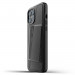 Mujjo Leather Wallet Case - кожен (естествена кожа) кейс с джоб за кредитна карта за iPhone 12 Pro Max (черен) 4
