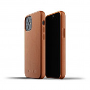 Mujjo Full Leather Case for iPhone 12 mini (brown)