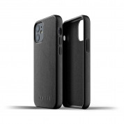 Mujjo Full Leather Case for iPhone 12 mini (black) 1