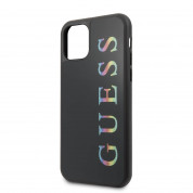 Guess Multicolor Glitter Case - дизайнерски кейс с висока защита за iPhone 11 Pro (черен) 5