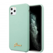 Guess Hard Silicone Case for iPhone 11 Pro (green)