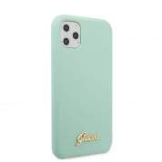 Guess Hard Silicone Case for iPhone 11 Pro (green) 4