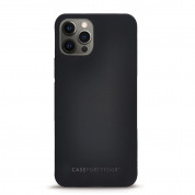 Case FortyFour No.1 Case - силиконов (TPU) калъф за iPhone 12 Pro Max (черен) 1