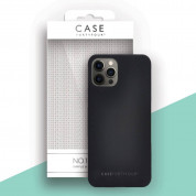Case FortyFour No.1 Case - силиконов (TPU) калъф за iPhone 12 Pro Max (черен)