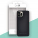 Case FortyFour No.1 Case - силиконов (TPU) калъф за iPhone 12 Pro Max (черен) 1
