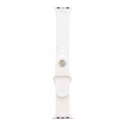 Tactical 499 Silicone Sport Band - силиконова каишка за Apple Watch 42мм, 44мм, Ultra 49мм (бял) 4