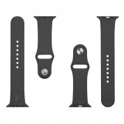 Tactical 488 Silicone Sport Band for Apple Watch 42, 44, 45mm, Ultra 49mm (black) 2
