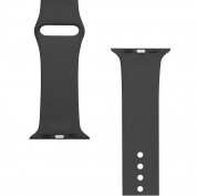 Tactical 488 Silicone Sport Band - силиконова каишка за Apple Watch 42мм, 44мм, 45мм, Ultra 49мм (черен) 1