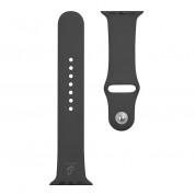 Tactical 488 Silicone Sport Band - силиконова каишка за Apple Watch 42мм, 44мм, 45мм, Ultra 49мм (черен)