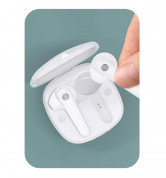USAMS SD001 TWS Earbuds  - безжични блутут слушалки със зареждащ кейс (бял) 7