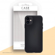 Case FortyFour No.1 Case - силиконов (TPU) калъф за iPhone 12 mini (черен)
