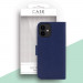 Case FortyFour No.11 Case - кожен калъф с поставка за iPhone 12 mini (син) 5