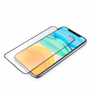 4smarts Hybrid Glass Endurance Crystal Screen Protector - хибридно защитно покритие за дисплея на iPhone 12 Mini (черен-прозрачен) 1