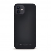 Case FortyFour No.1 Case - силиконов (TPU) калъф за iPhone 12, iPhone 12 Pro (черен) 2