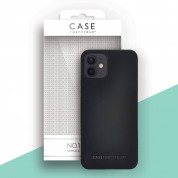 Case FortyFour No.1 Case - силиконов (TPU) калъф за iPhone 12, iPhone 12 Pro (черен)