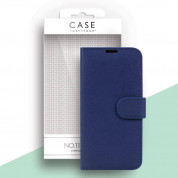 Case FortyFour No.11 Case - кожен калъф с поставка за iPhone 12, iPhone 12 Pro (син) 3