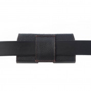 Honju Horizon Belt Leather Case Universal 3XL Slim - кожен (естествена кожа) калъф за смартофни с размери до 157 x 77 мм (черен) 5