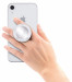 Jumpop Smartphone-Fingerholder - поставка и аксесоар против изпускане с огледало на вашия смартфон (бял) 3