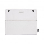 Baseus Folding Series 13 Laptop Sleeve (LBZD-A02) - водоустойчив стилен калъф за Macbook Pro 13, Air 13 и лаптопи до 13 инча (бял) 3