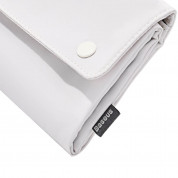 Baseus Folding Series 13 Laptop Sleeve (LBZD-A02) - водоустойчив стилен калъф за Macbook Pro 13, Air 13 и лаптопи до 13 инча (бял) 6